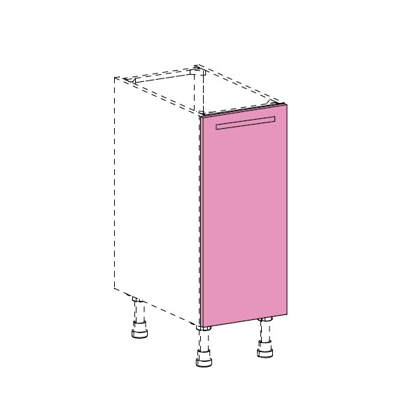 1 porte pour meuble bas ou haut droite