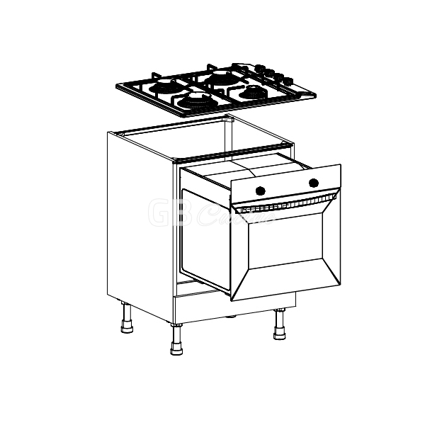 Meuble Bas  four cuisson 