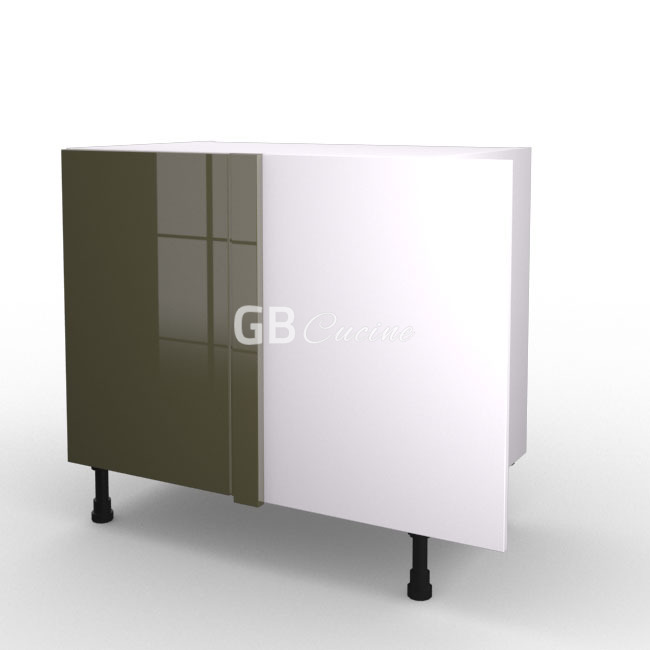 Meuble Bas angle droit,  magic corner,  1 porte de 45 