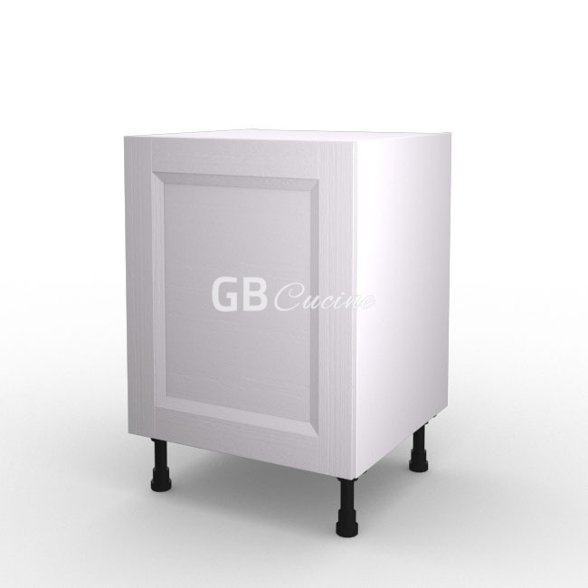 Meuble Bas,  1 porte charnières à gauche, 1 étagère