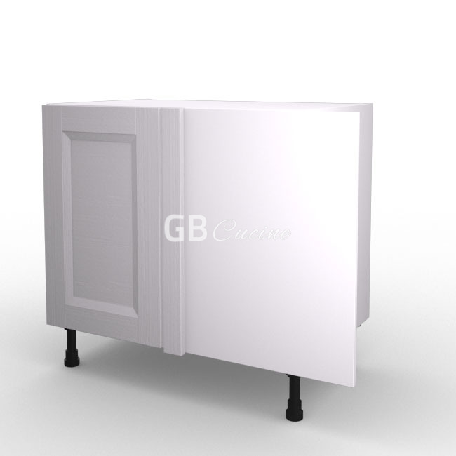 Meuble Bas sous evier angle droit,  1 porte de 45  charnières à droite