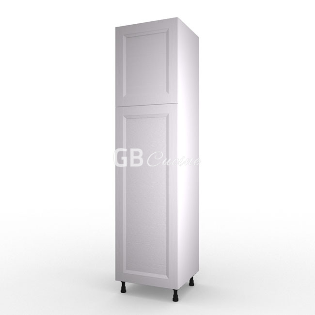Meuble Colonne  rangement,  2 portes charnières à droite, 5 étagères