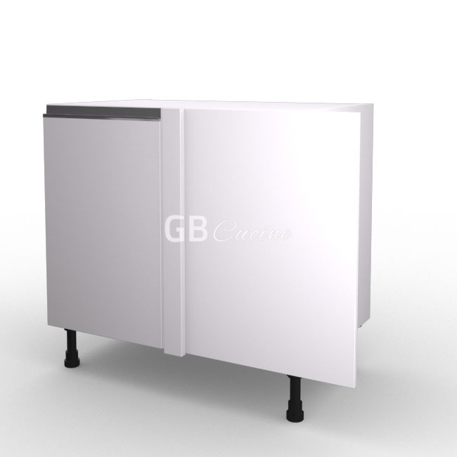 Meuble Bas sous evier angle droit,  1 porte de 45  charnières à droite