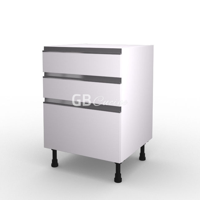Meuble Bas, plaque de cuisson,  2 tiroirs 1 coffre