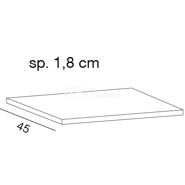 1 étagère pour meuble bas de 40