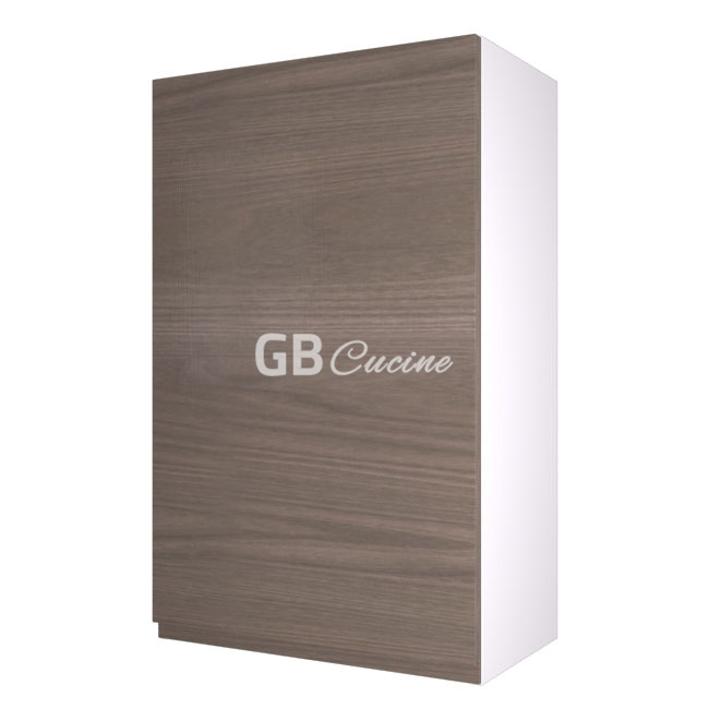 Meuble Haut,  1 porte charnières à gauche, 2 étagères