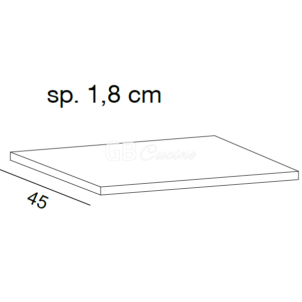 1 étagère pour meuble bas de 40