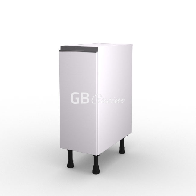 Meuble Bas,  1 porte avec coulissant bouteilles