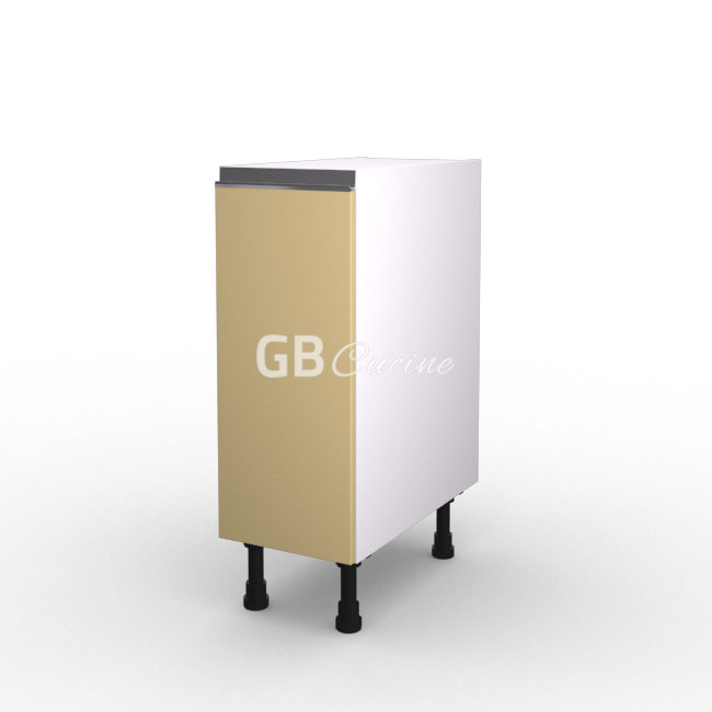 Meuble Bas,  1 porte avec coulissant bouteilles