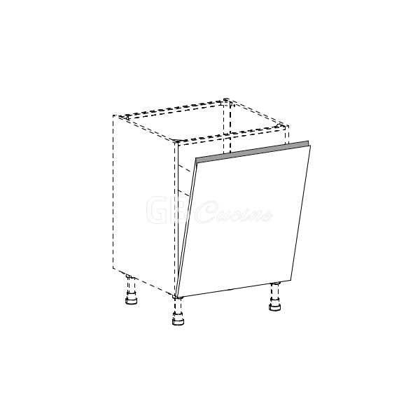   façade lave-vaisselle,  1 porte